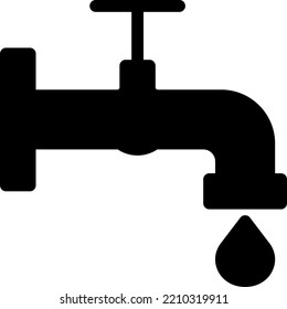 tap Vector illustration on a transparent background. Premium quality symmbols. Glyphs vector icons for concept and graphic design. 

