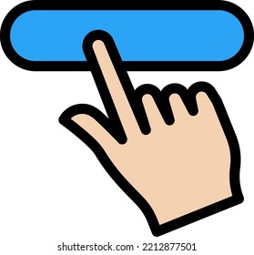 pulsa la ilustración vectorial en un fondo transparente.Símbolos de calidad premium.Iconos vectoriales de trazo para el diseño de conceptos y gráficos.