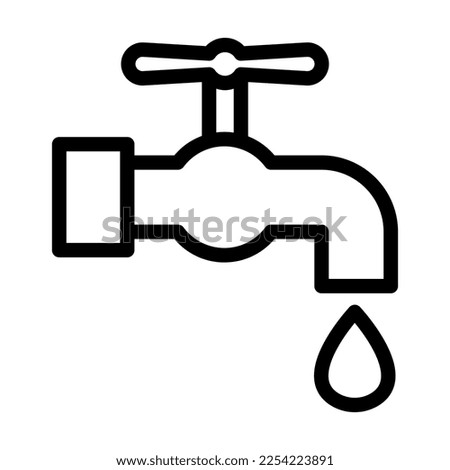Tap Vector Line Icon Design
