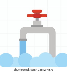 Tap Water Drop Vector Design