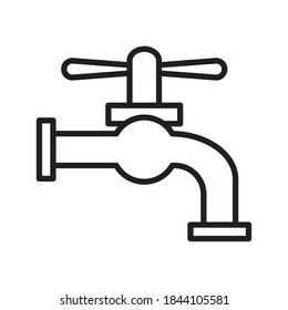 Tap Water Faucet Icon Vector Illustration Design