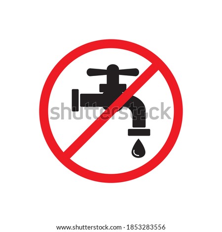 Tap Water Faucet Icon Vector Illustration Design