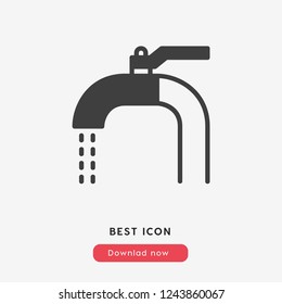 tap water icon vector