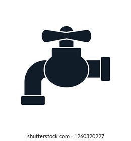 Tap water icon vector template