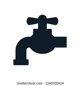 Tap water icon vector template