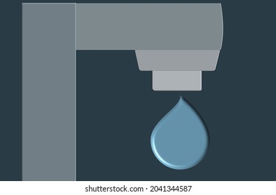 El agua del grifo y la caída del agua