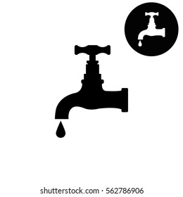 tap -  white vector icon