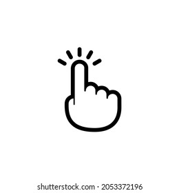 Tap1 Silhouette Icon On White Background
