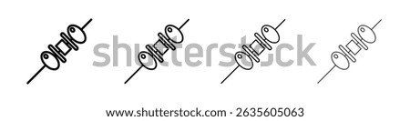 tapas icon Flat illustration sign