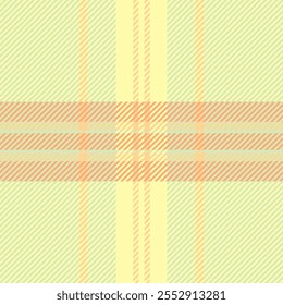 Tape background tartan seamless, everyday vector texture pattern. Fibre check textile fabric plaid in light and yellow colors palette.