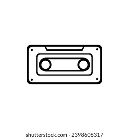Diseño del logotipo de la ilustración del vector del icono de cinta