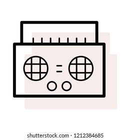 tape   cassette   radio  