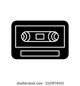 tape cassette Vector icon which is suitable for commercial work and easily modify or edit it

