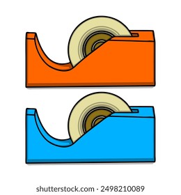 tape cutter or Scotch dispenser or roll of tape
