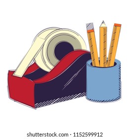 tape dispenser icon
