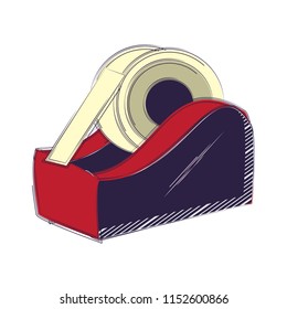 tape dispenser icon