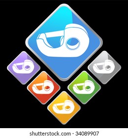 tape dispenser icon diamond