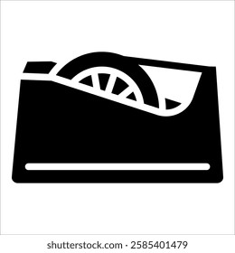 Tape Dispenser Icon Element For Design
