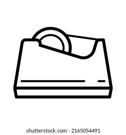 Tape dispenser icon in trendy vector design illustration