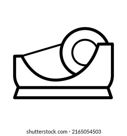 Tape dispenser icon in trendy vector design illustration