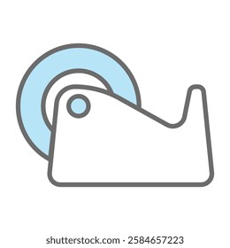 Tape dispenser icon vector design template basic RGB