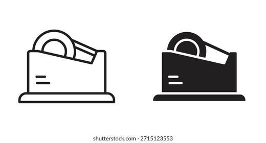 Icono de dispensador de cinta en Vector. Logotipo