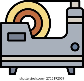 Dispensador de cinta Nuevo diseño creativo de iconos vectoriales