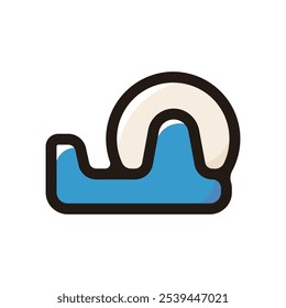 Tape dispenser outline icon for graphic design, apps and websites