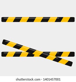 tape don't cross for security warning vector illustration