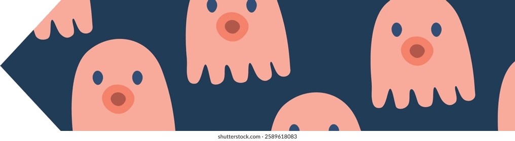 Tape with funny ghost pattern