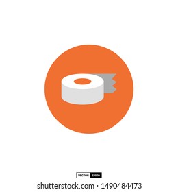 Tape icon, design inspiration vector template for interface and any purpose