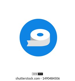 Tape icon, design inspiration vector template for interface and any purpose