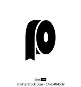 Tape icon, design inspiration vector template for interface and any purpose