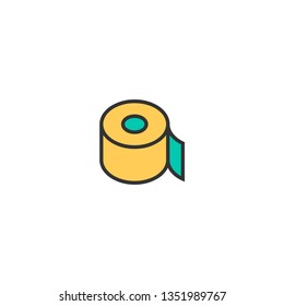 Tape icon design. Stationery icon vector illustration