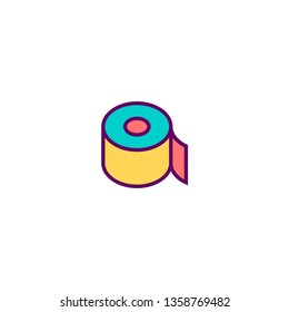 Tape icon design. Stationery icon vector illustration