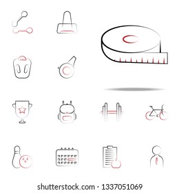 Tape icon. fitness icons universal set for web and mobile