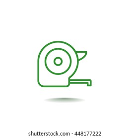  Tape icon flat.