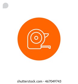  Tape icon flat.