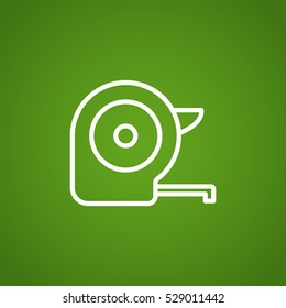  Tape icon flat.