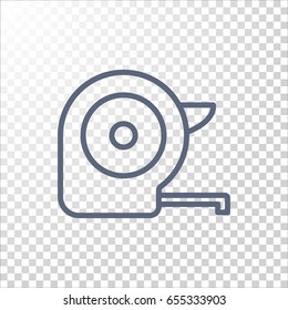  Tape icon flat.