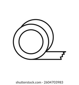 Tape icon isolated. simple vector icon on white background