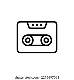 tape icon with isolated vektor and transparent background.