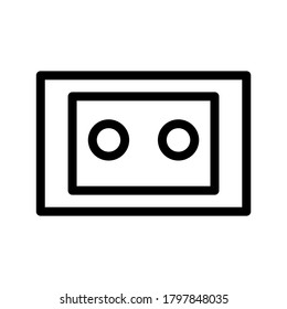 Tape icon or logo isolated sign symbol vector illustration - high quality black style vector icons
