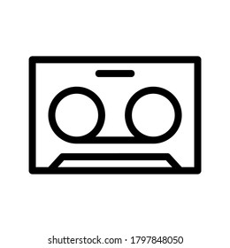 Tape icon or logo isolated sign symbol vector illustration - high quality black style vector icons
