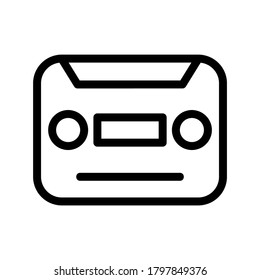 Tape icon or logo isolated sign symbol vector illustration - high quality black style vector icons

