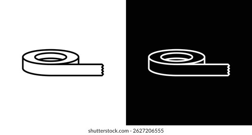 Tape icon. Logotype vector set