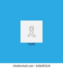 tape icon sign signifier vector