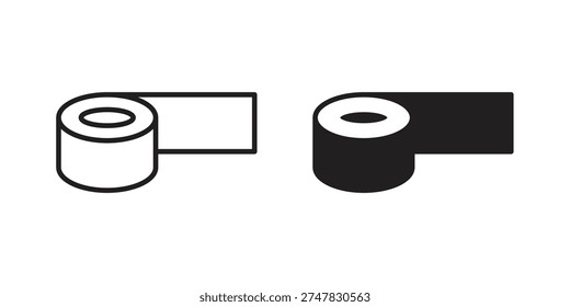 Tape icon suitable vector symbol for graphic design, logo, web site, social media