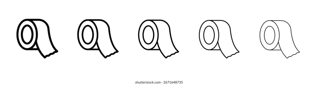 Concepto de símbolo de icono de cinta para Diseño web. icono de Vector de línea simple. ilustración de logotipo.