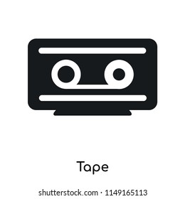 Tape icon vector isolated on white background for your web and mobile app design, Tape logo concept